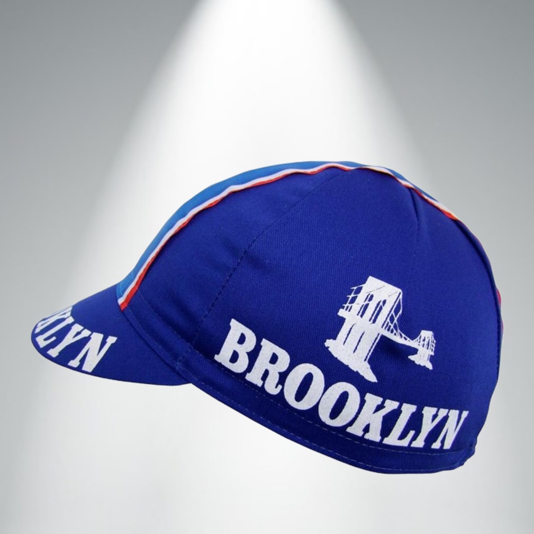 Wielerpetje Brooklyn (blauw) - Afbeelding 2